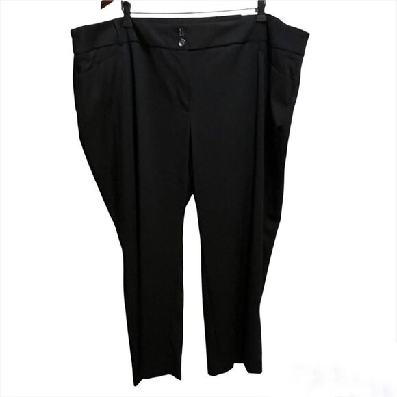 Alfani Black Tummy Control Pants Size 24P - Picture 1 of 8